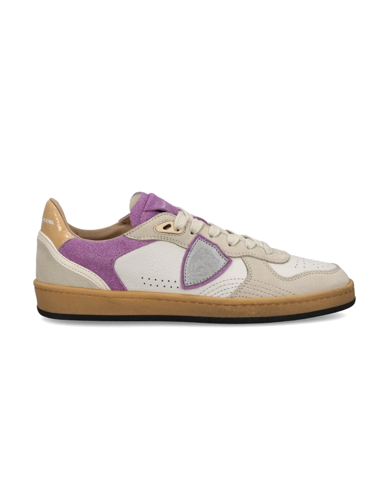 Sneakers Pgal Women, White Fuchsia Beige