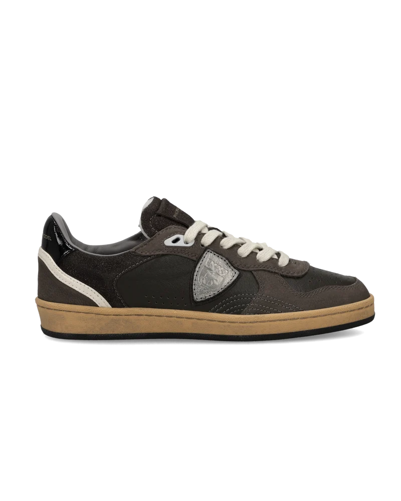 Sneakers Pgal Women, Brown Black Silver