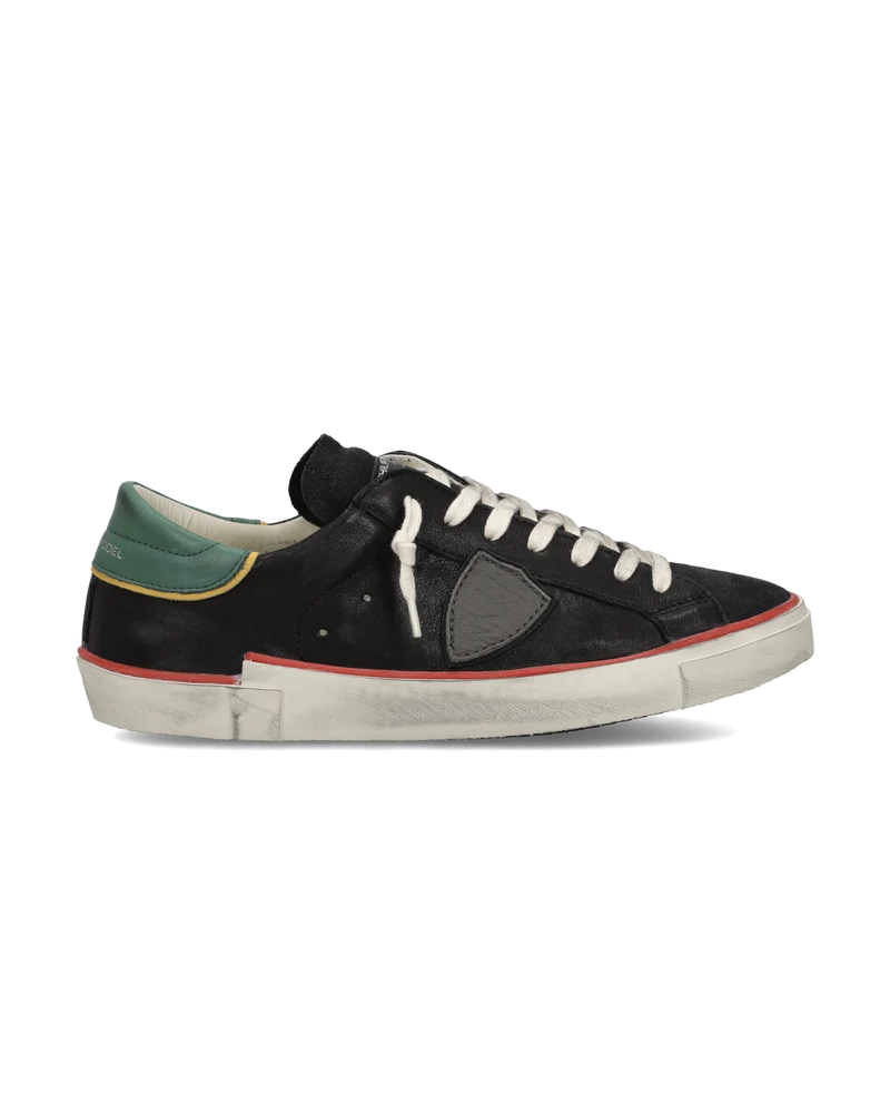 Sneakers Prsx Tennis Men, Black Bottle Green