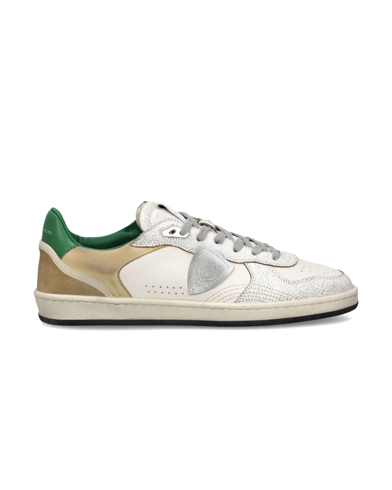 Sneakers Pgal Men, White Green