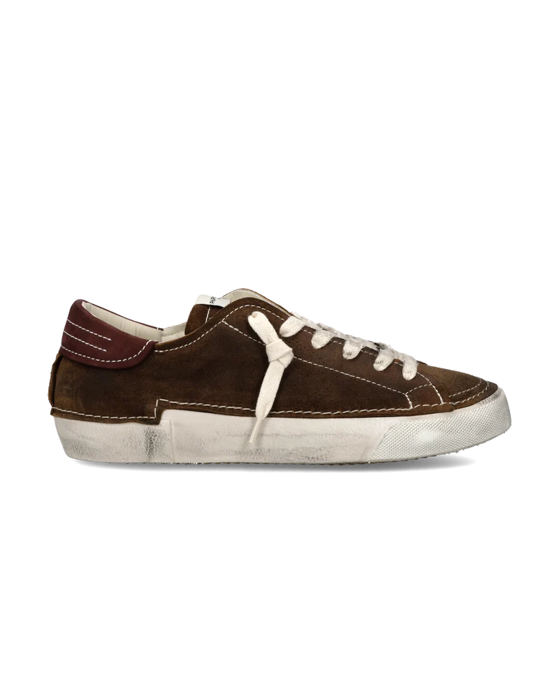 Sneakers Prsx Tennis Men, Brown Burgundy