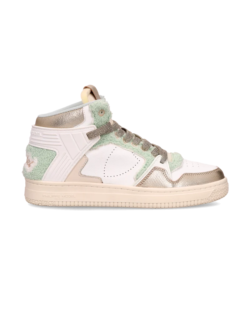 Sneakers La Grande Tennis Women, White Aquamarine