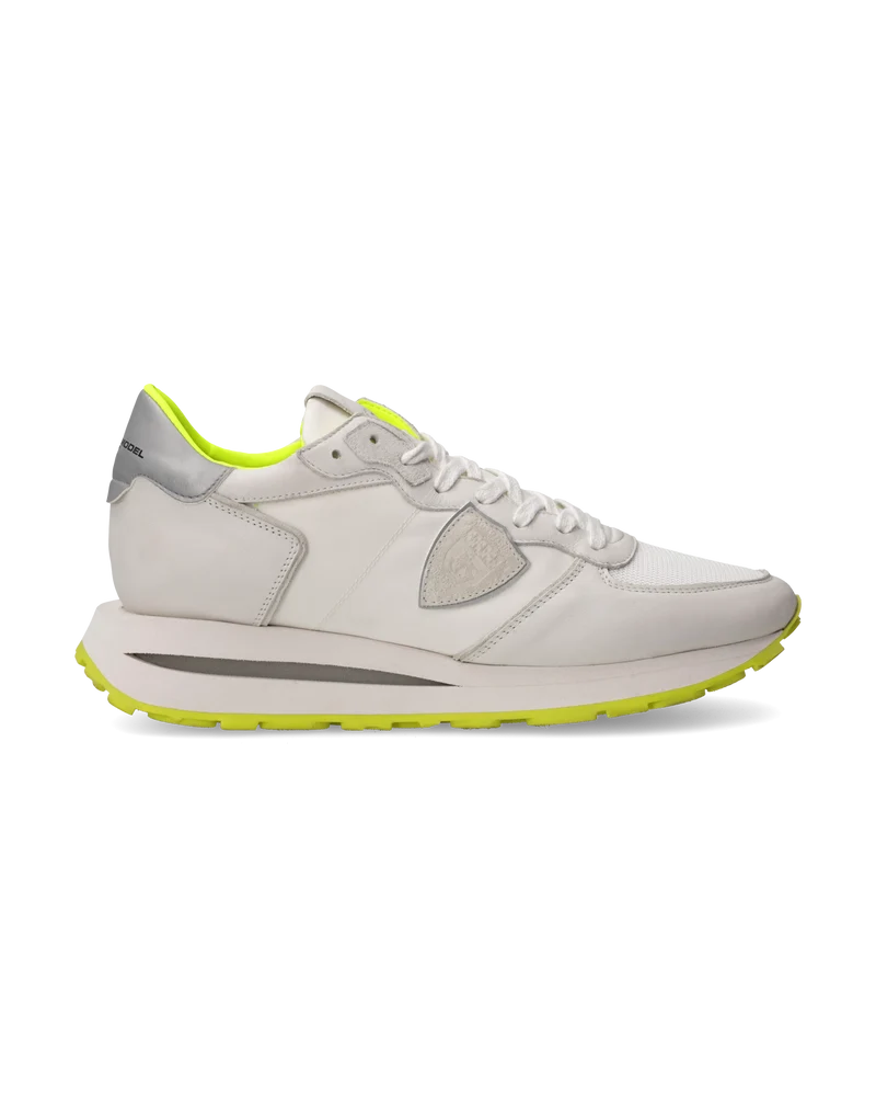 Sneakers Tropez Haute Running Men, White Yellow