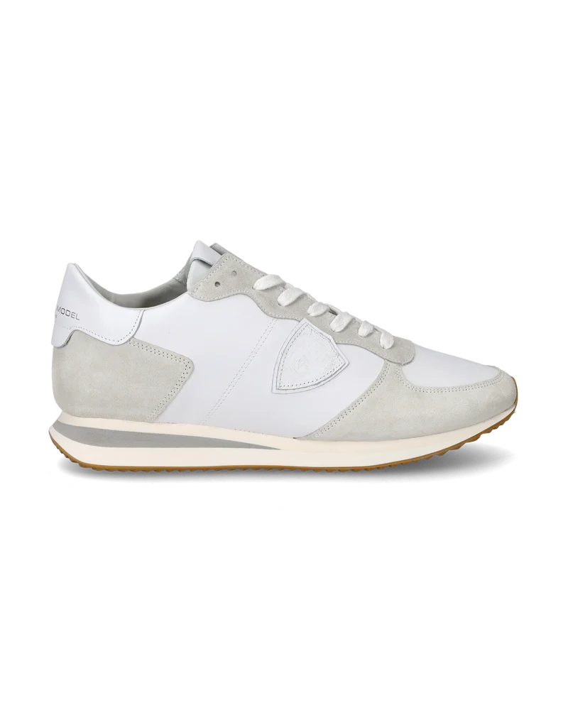 Men's Trpx Low-Top Sneakers in Leather, White