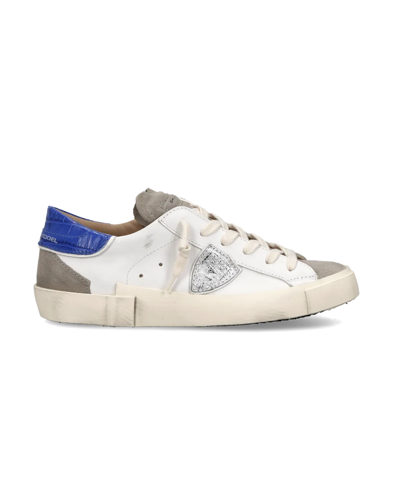 Sneakers Prsx Women, White Blue Dove Grey