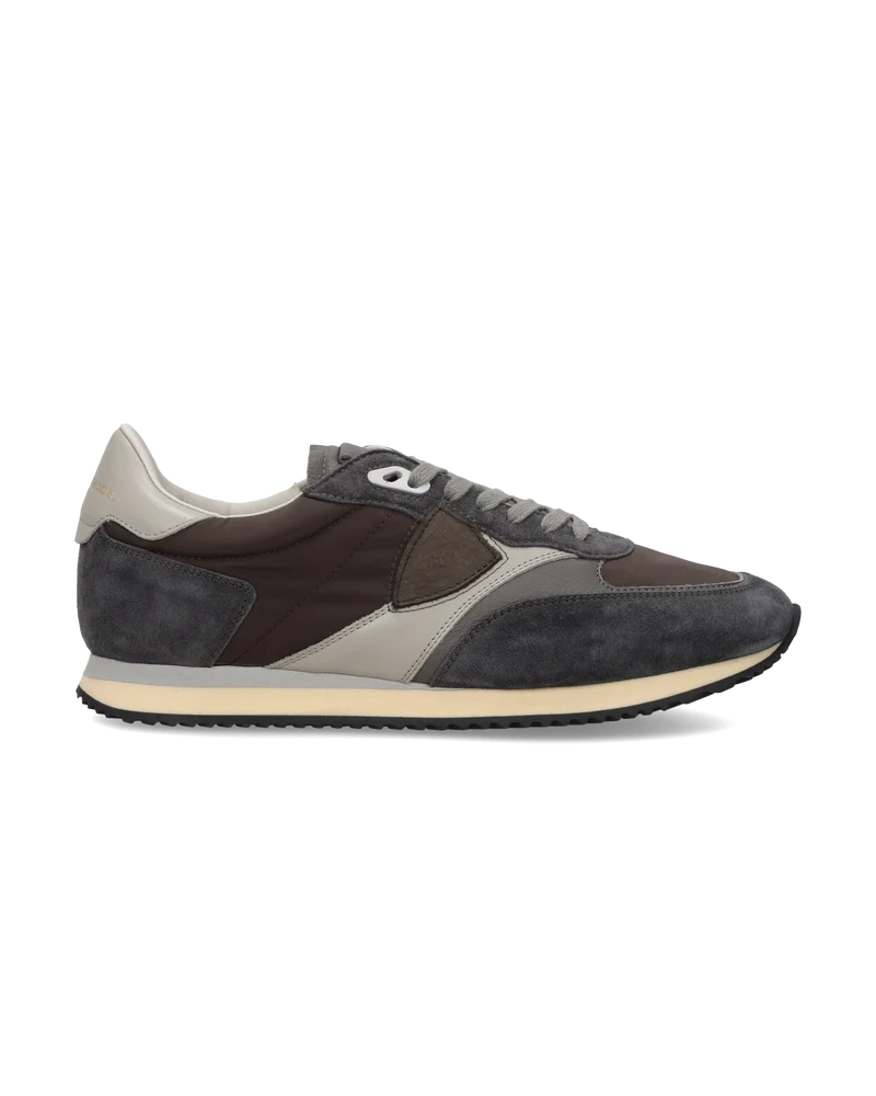 Sneakers Blville Men, Anthracite Grey Brown Ivory