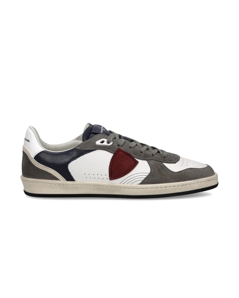 Sneakers Pgal Men, White Grey Blue