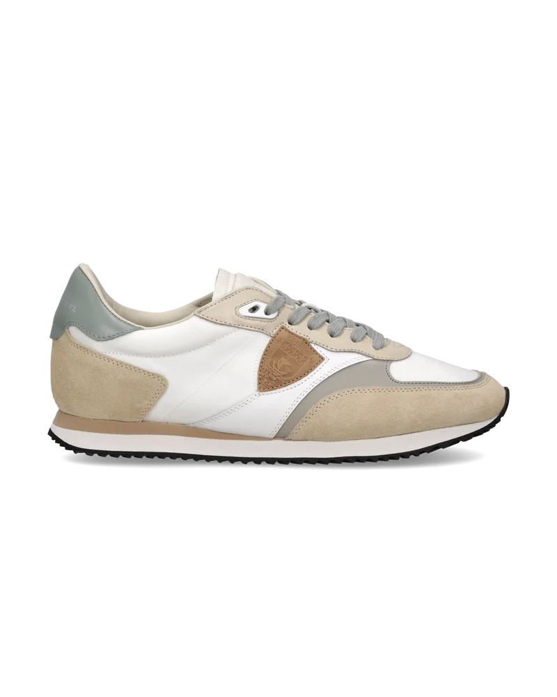 Sneakers Blville Men, White Sage Beige