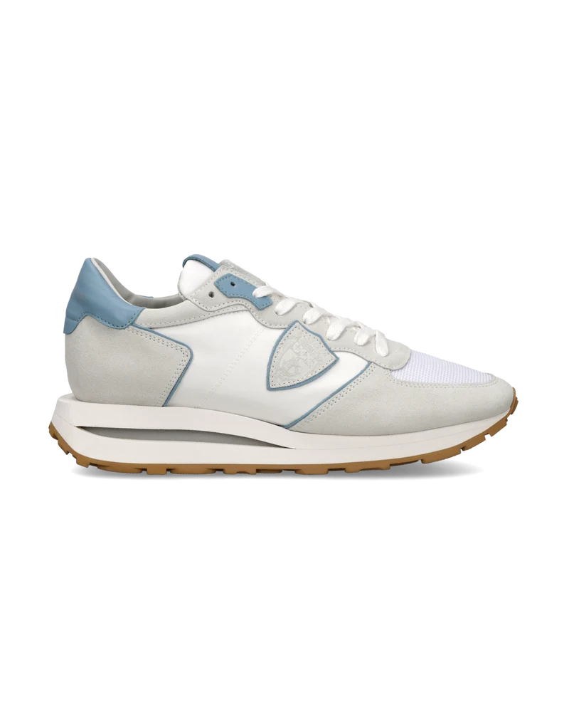 Sneakers Tropez Haute Men, White Avio Grey
