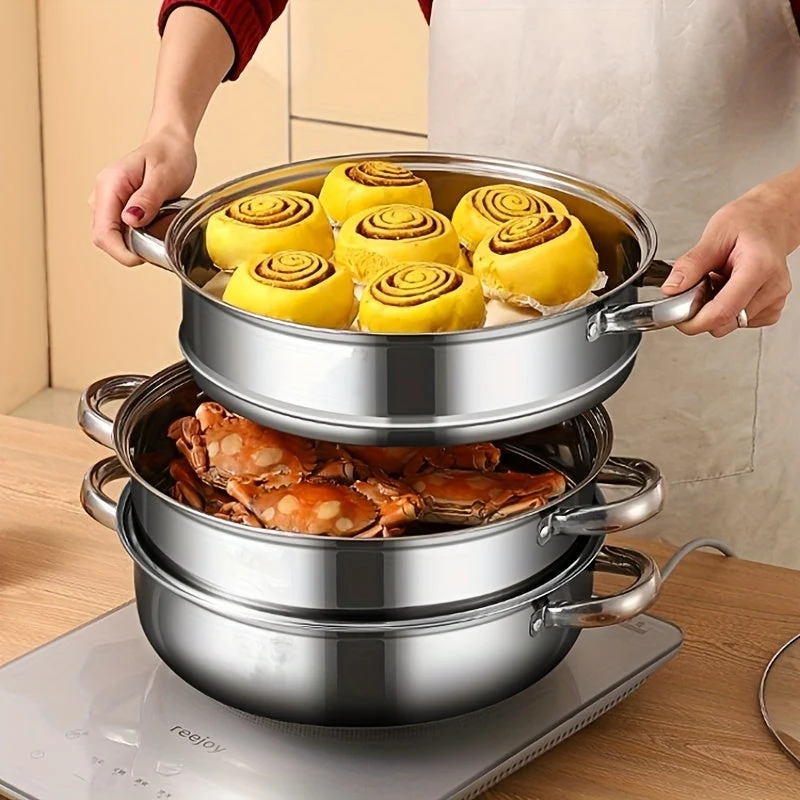 Stomer - 3-Laagse Voedselstomer - NutriSteam