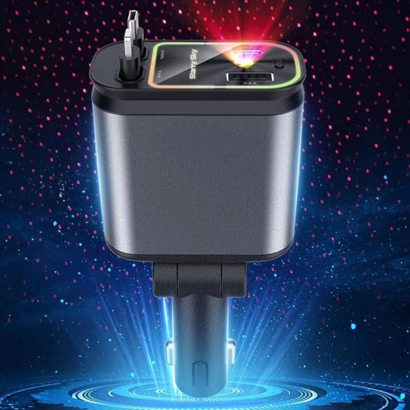 AutoCharge - 4-in-1 Snellader met RGB Sterrenhemel