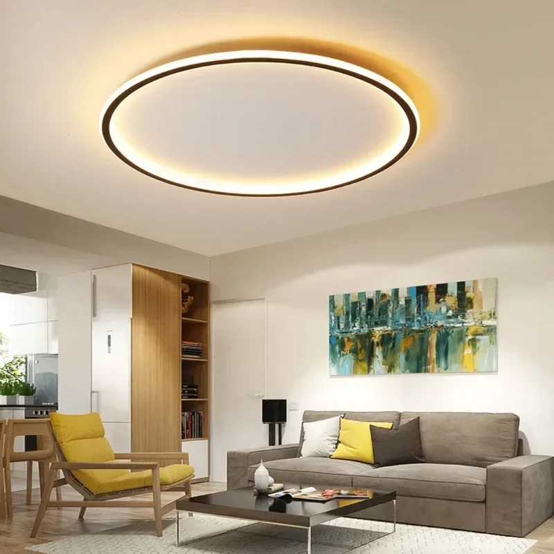 Plafondlamp - Scandinavische Ronde Plafondlamp met LED - Lumivane