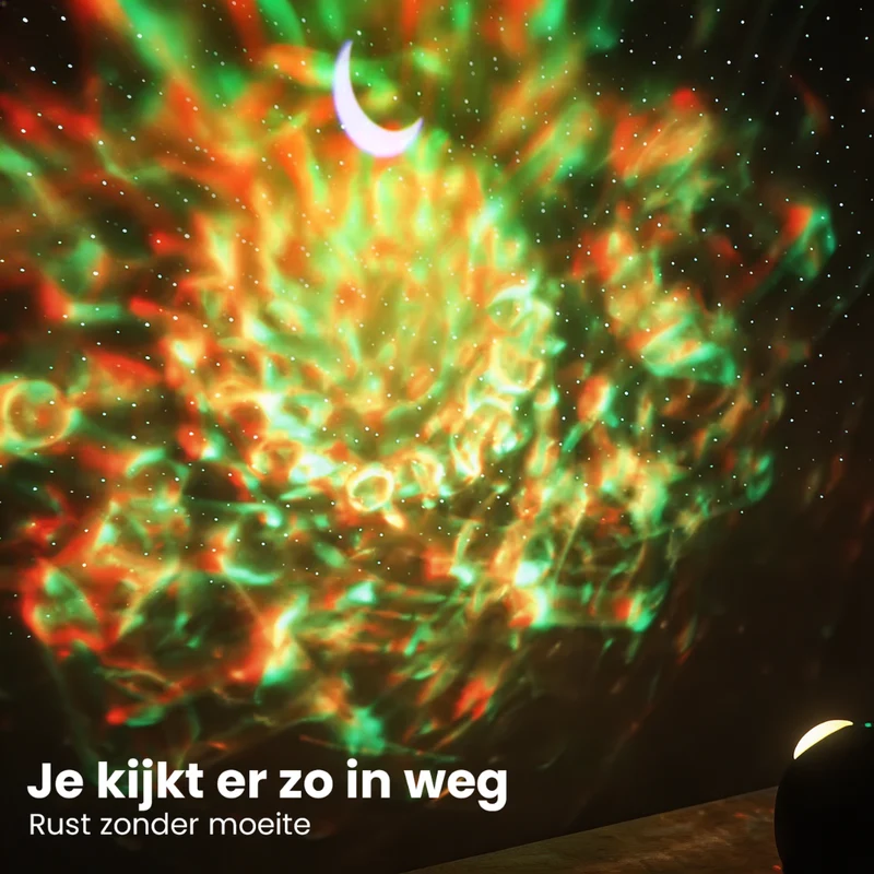 Galaxy Projector - Bewegende Sterrenhemel met Geluidsreactie