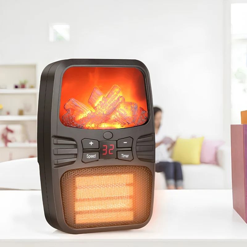 Draagbare Heater - 1000W Verwarmen Met Afstandsbediening En Timer