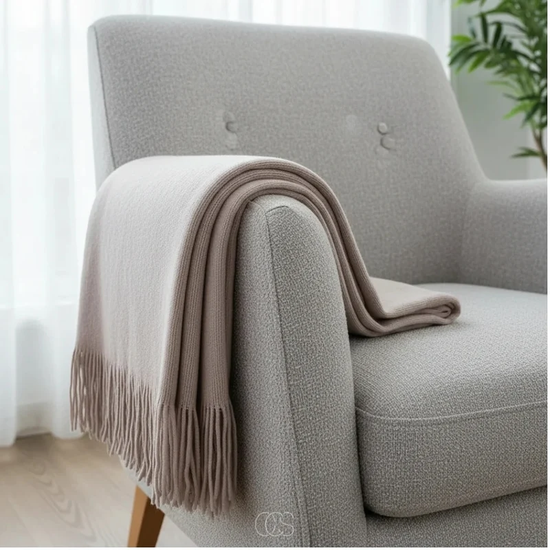 Fleece Deken Voor Op De Bank - Zachte Plaid Met Luxe Uitstraling