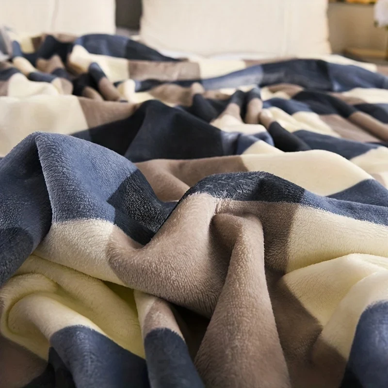 Fleece Deken - Zacht Model Met Tropisch Bladpatroon