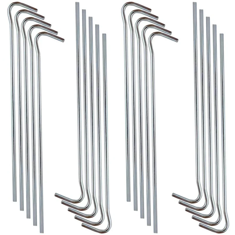 Tentharingen staal 18 cm, 20 stuks