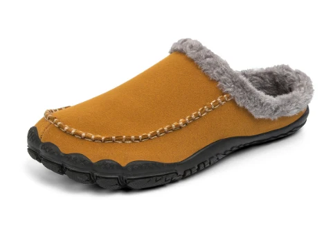 HerenPantoffels LuxeWarm – zachte pluche pantoffels met antislipzool