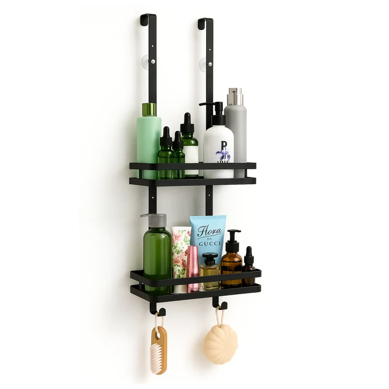 Goliving Doucherek - 74 x 35 cm - Zwart