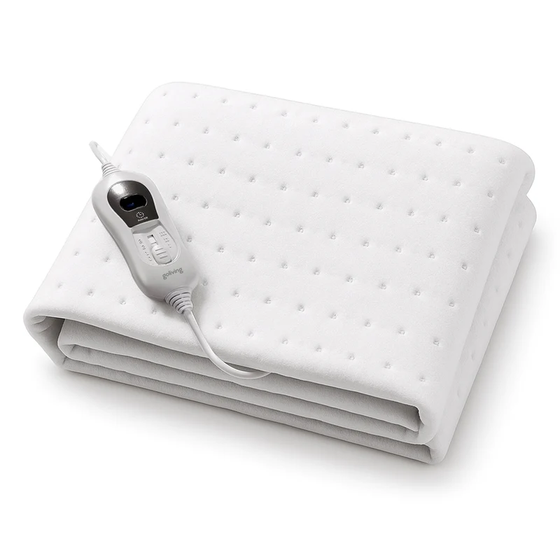 Goliving Elektrische Onderdeken - 60 Watt - Wit - 80 x 150 cm