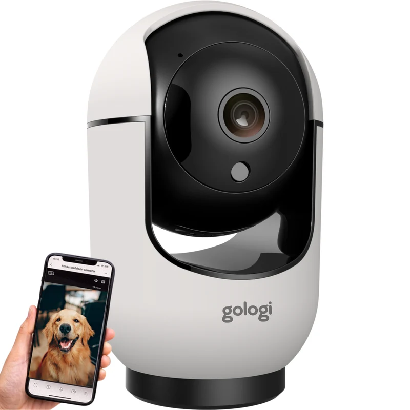 Gologi Huisdiercamera met App en wifi - Wit