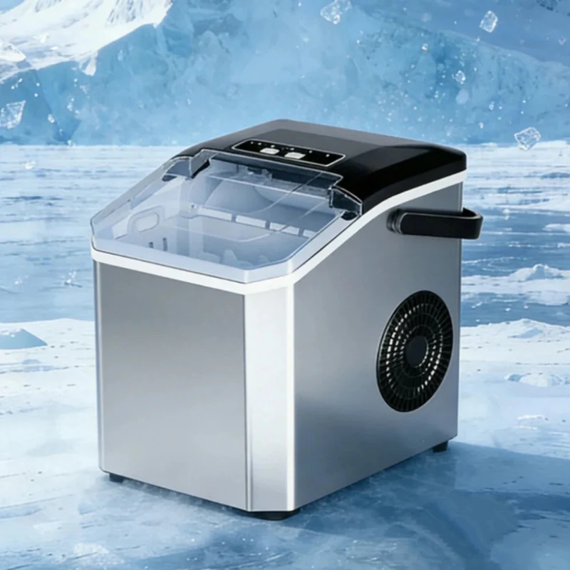 Draagbare ijsblokjesmachine - compact & automatisch
