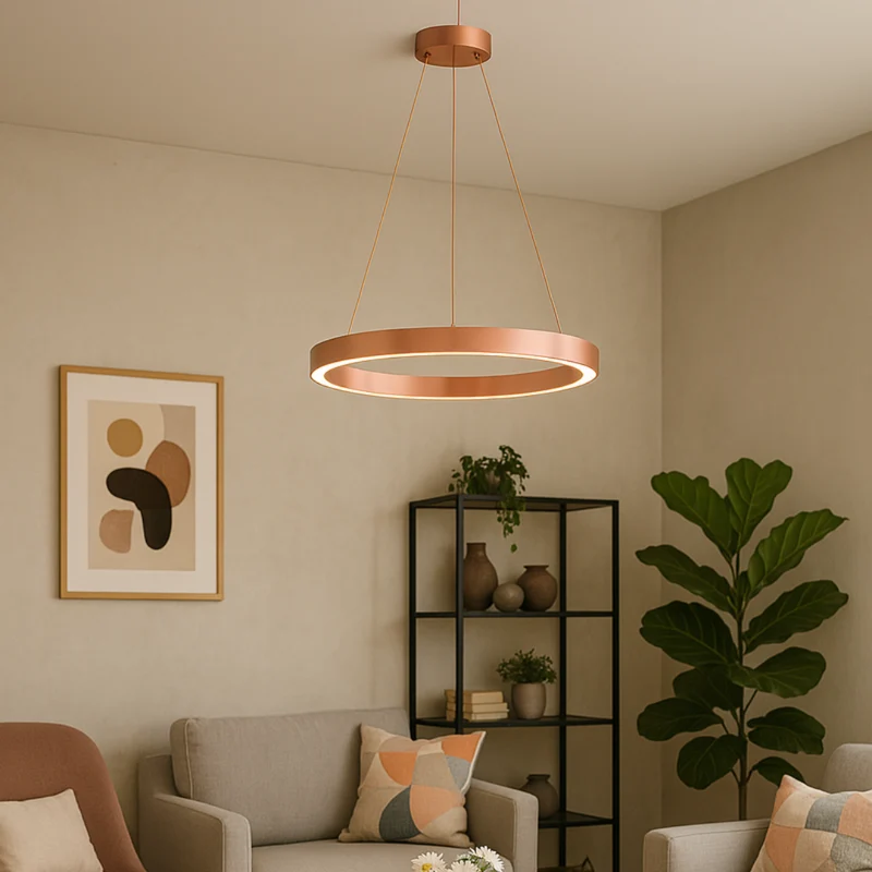Hanglamp - Minimalistisch LED Design met Dimbaar Licht - Lumivelle