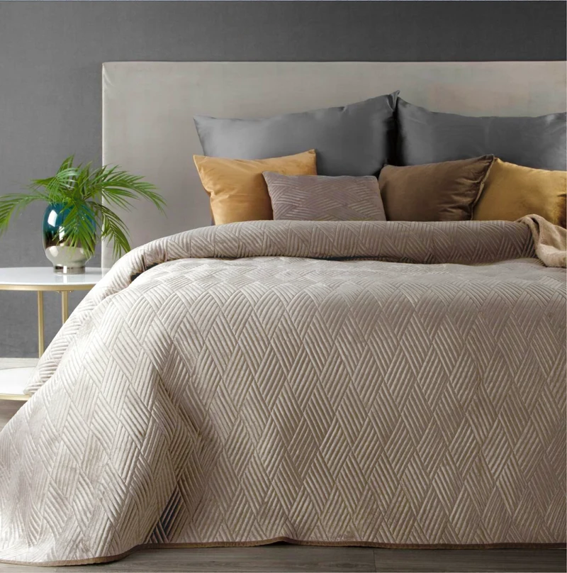 Beddensprei MEID Beige 220 x 240 cm
