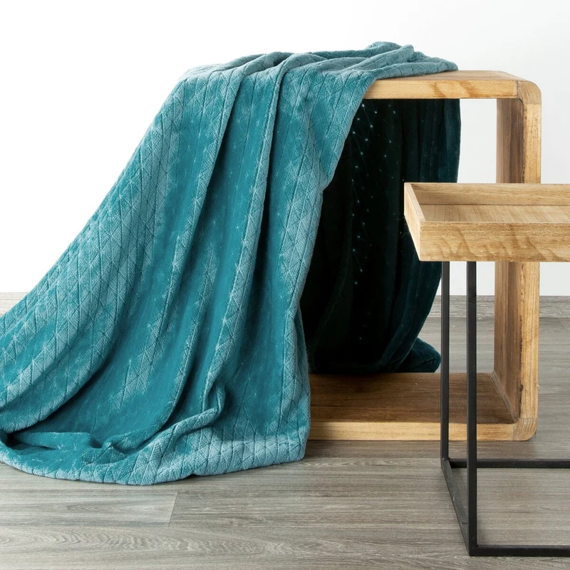 Luxe Plaid CINDY4 Turquoise