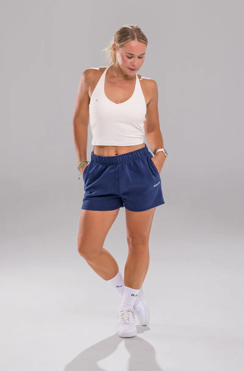 Sundown Cotton Jogger Short - Navy
