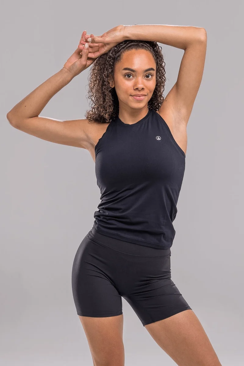 Airflow Full Tank Top - Black