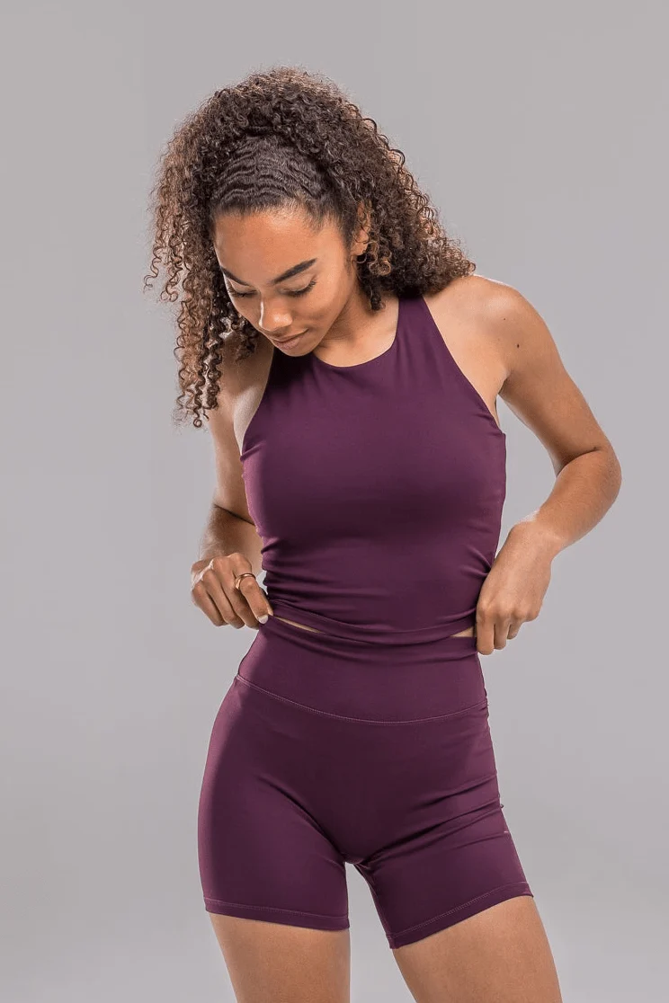 Zara Top - Cherry Lacquer
