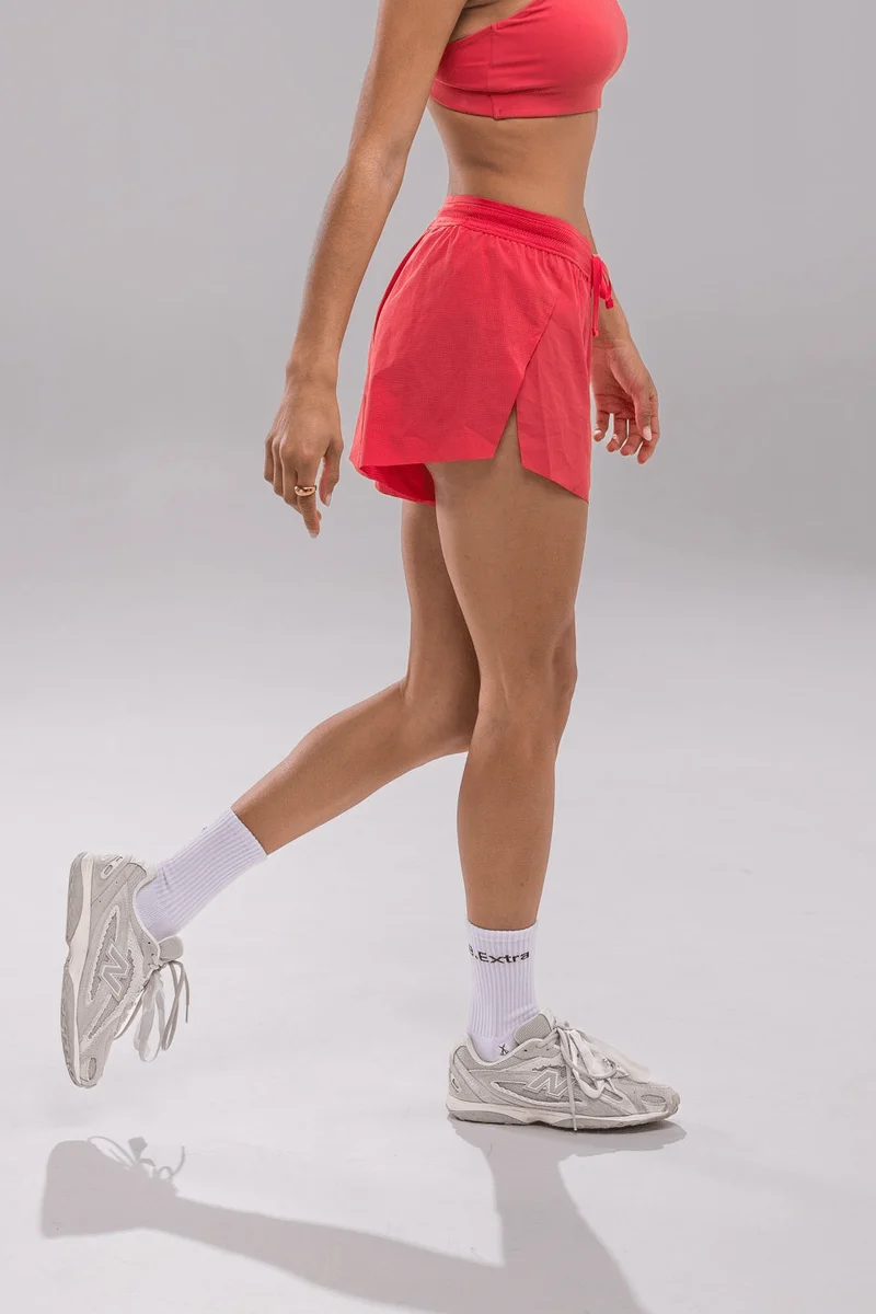Halo Short Mid|High Rise - Papaya