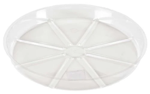 Midwest Air VS17 17" Clear Vinyl Plant / Planter Saucers - Quantity of 75