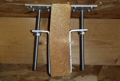 E & E Seam-Ender E3828 Sub-Floor Seam Pop Floor Repair Bracket - Quantity of 4