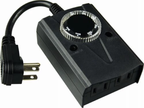 Tru-Guard 59429TV Heavy-Duty Outdoor Mechanical Electrical Plug In Count Down Timer - Quantity of 1