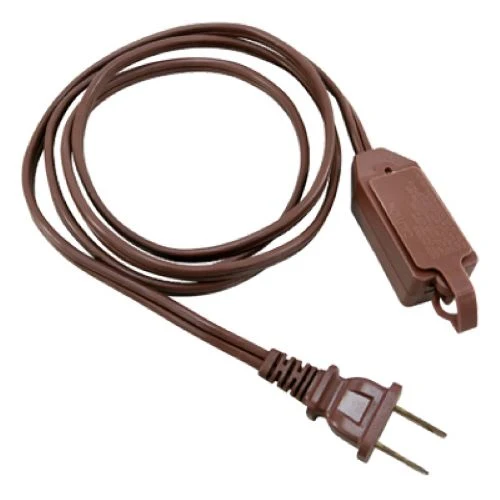 Master Electrician 09402ME 9' 16/2 SPT-2 Brown Vinyl Cube Tap Extension Cord - Quantity of 24