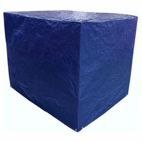 ITM MD-PC-BB-0544 5' x 4' x 4' Blue Polyethylene Pallet Storage Tarp Covers - Quantity of 20