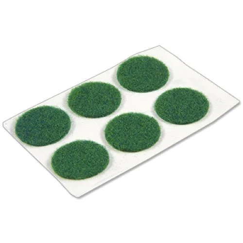 Tru-Guard 23154TV 6-Pack of 3/4" Green Round Self Adhesive Felt Cupboard Door Bumpers - Quantity of 10