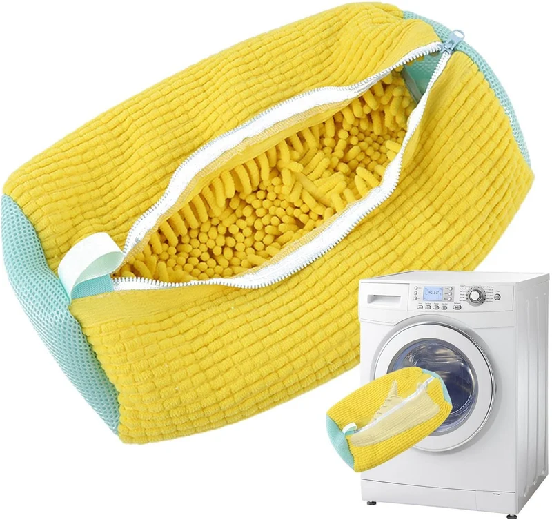 CleanStep – Schoenwaszak met borstel & ritssluiting voor wasmachine