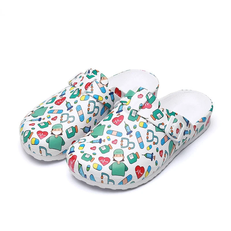 OrthoStep Verpleegstersklompen – Orthopedische Zorgschoenen met Antislipzool en Yogaschuim Comfort