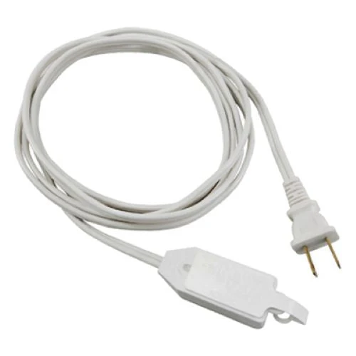 Master Electrician 09414ME 15' Foot 16/2 SPT-2 White Vinyl Cube Tap Household Extension Cord - Quantity of 12