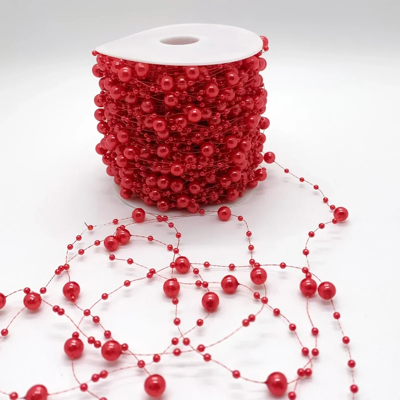 Festiglow Bead String – 5 Meter Kralenslinger, Duurzaam & Kleurrijk voor Kerst en Feestdecoratie