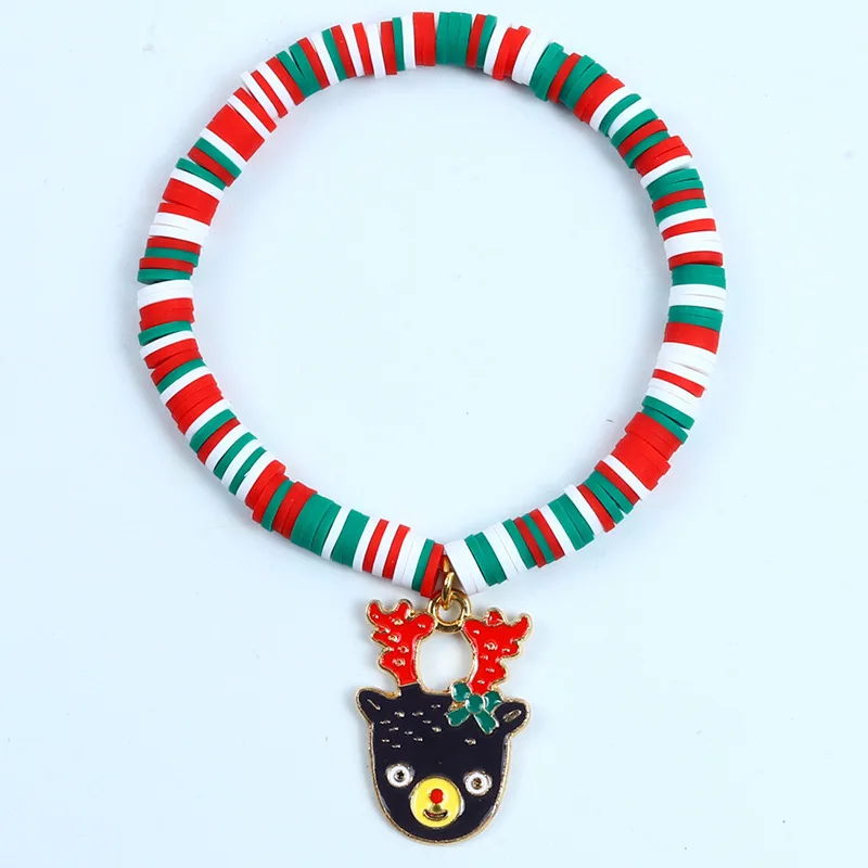 Aureline Kerstarmband – Verstelbare Armband met Santa Claus & Sneeuwvlok, Feestelijk & Elegant Design
