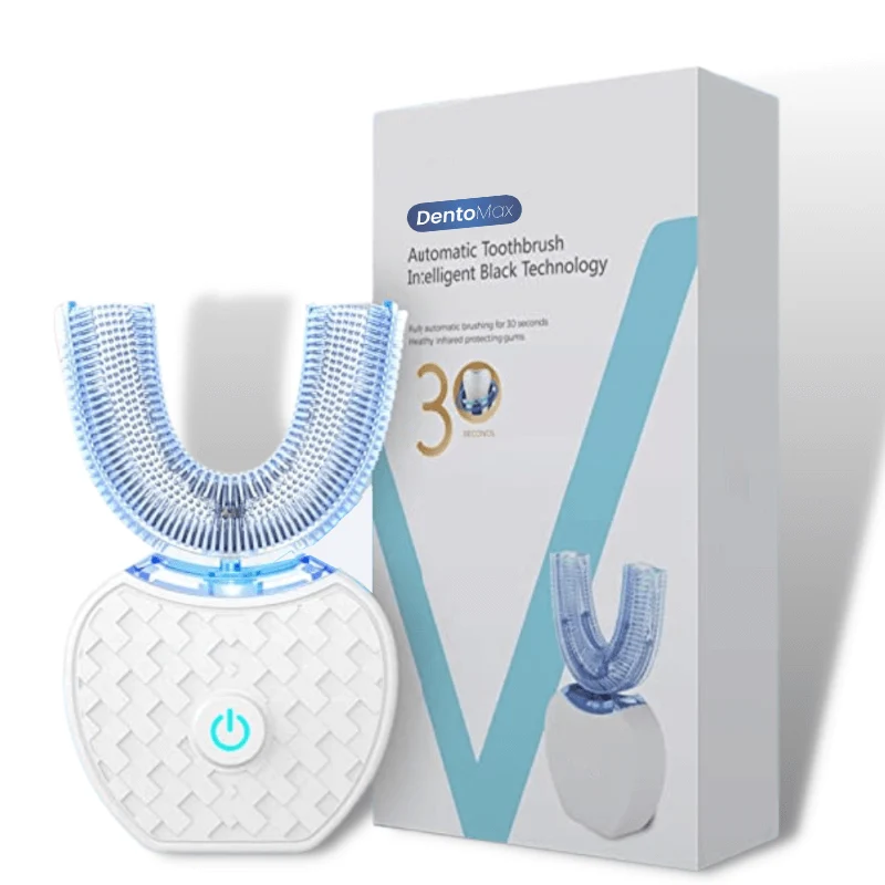 Lustra U-Vormige Elektrische Tandenborstel – Ultrasoon, Handsfree & Grondige Reiniging in 30 Sec