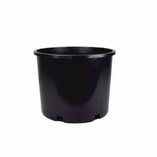 HC Companies NSR007G0G18 #7 6.24 Gallon Black Plastic Nursery Grower Planter Pots - Quantity of 30