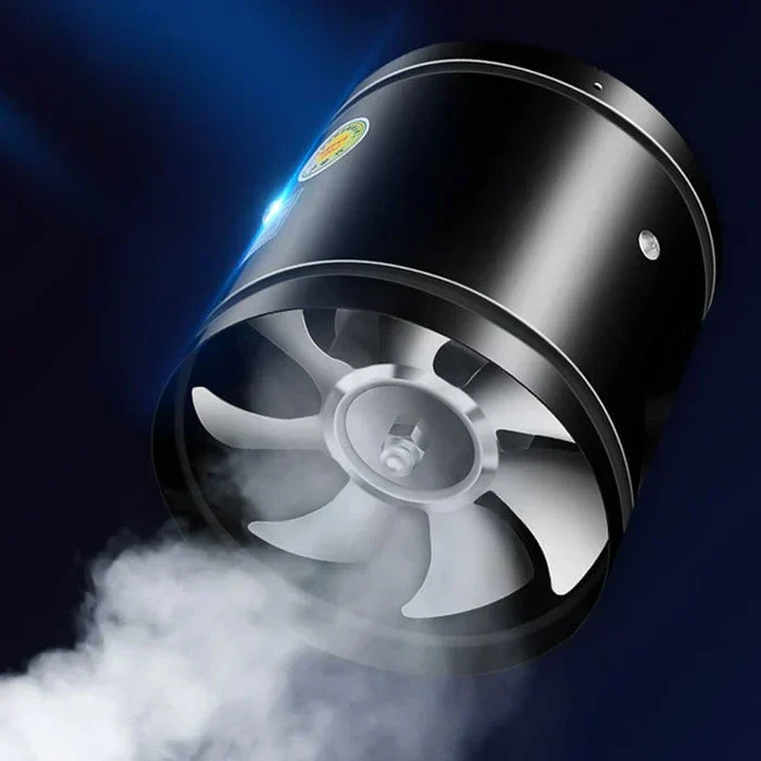 Afzuigventilator – Stille Koperen Motor & Krachtige Luchtcirculatie