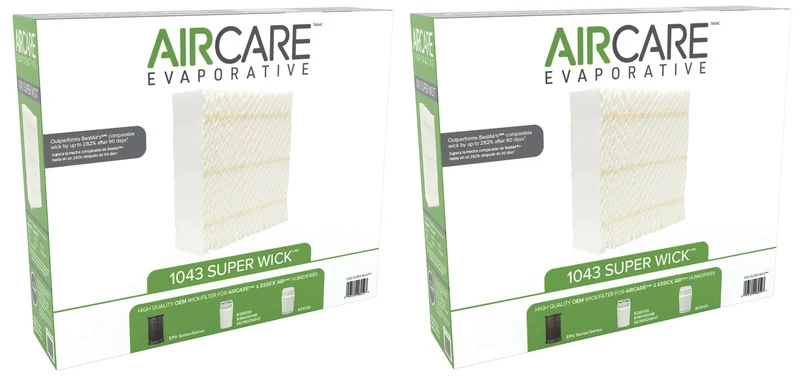Essick 1043 Replacement Humidifier Wick Filter for Series 800 Humidifiers - Quantity of 2