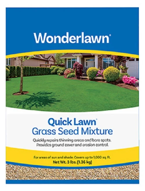 Wonderlawn 135936 3 lb Quick Lawn Grass Seed Annual / Perennial Ryegrass Mix - Quantity of 6 bags