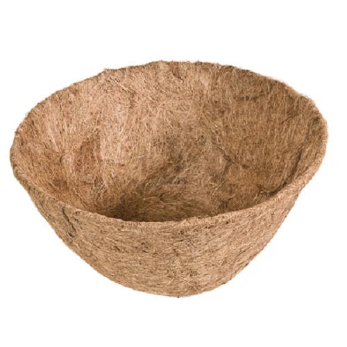 Panacea 84166GT 10" x 7" Depth Round Replacement Coco Planter Liner - Quantity of 4
